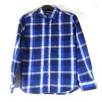 M&S Indigo Collection Age 11 Years Blue Checked Shirt*