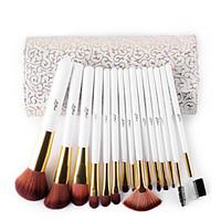 msq 15pcs makeup brushes set bristle hair hypoallergeniclimits bacteri ...