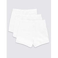 M&S Collection 3 Pack Pure Cotton Trunks with StayNEW