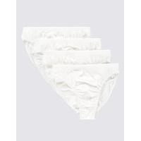 M&S Collection 4 Pack Pure Cotton Slips with StayNEW