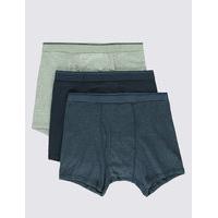 ms collection 3 pack pure cotton cool fresh trunks