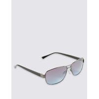 M&S Collection Slim Aviator Sunglasses