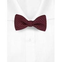 M&S Collection Spotted Textured Bow Tie