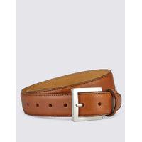 M&S Collection Square Buckle Leather Belt