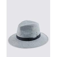 M&S Collection Pure Cotton Chambray Ambassador Hat