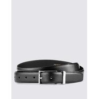 ms collection high shine leather formal belt