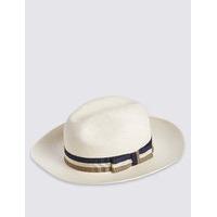 M&S Collection Handwoven Panama Hat