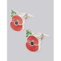 M&S Collection The Poppy Collection Poppy Cufflinks