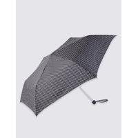M&S Collection Mini Polka Dot Compact Umbrella with Stormwear