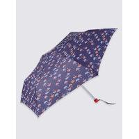 M&S Collection Mini Umbrella Print Compact Umbrella with Stormwear