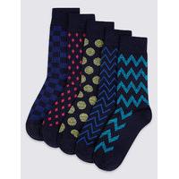 M&S Collection 5 Pairs of Cool & Freshfeet Socks