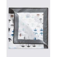 M&S Collection Star Wars Pure Silk Pocket Square