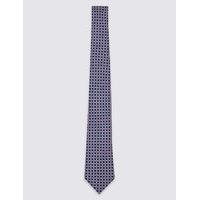 ms collection luxury pure silk printed tie