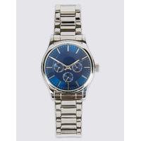 M&S Collection Stainless Steel Round Face Watch