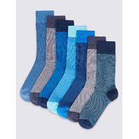 M&S Collection 7 Pairs of Cool & Freshfeet Assorted Socks