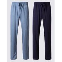 ms collection 2 pack jersey long pant pyjama bottoms