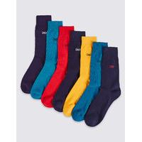M&S Collection 7 Pairs of Cool & Freshfeet Cotton Rich Socks