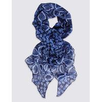 M&S Collection Tie Dye Print Scarf