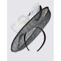 M&S Collection Mono Feather Fascinator