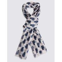 M&S Collection Animal Print Scarf