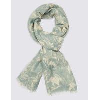 M&S Collection Floral Print Scarf
