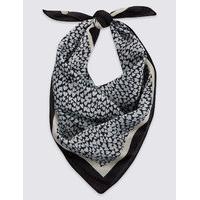 M&S Collection Heart Print Scarf