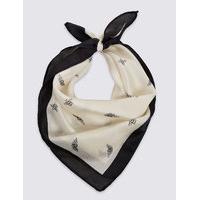 ms collection bee print scarf