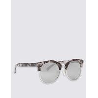 M&S Collection Marble Clubmaster Oversized Sunglasses