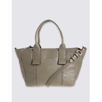 M&S Collection Leather Casual Grab Tote Bag