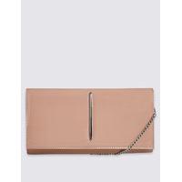 M&S Collection Metal Bar Clutch Bag