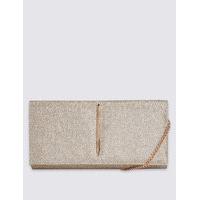 M&S Collection Metal Bar Clutch Bag