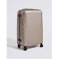 ms collection medium 4 wheel lightweight hard suitcase