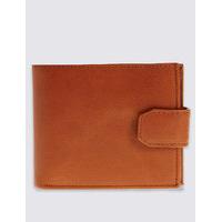 M&S Collection Leather Wallet with Cardsafe