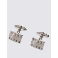 M&S Collection Textured Rectangle Cufflinks