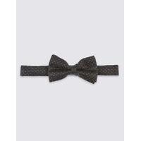 M&S Collection Sparkle Bow Pocket Tie