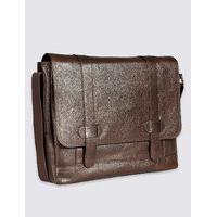 M&S Collection Casual Leather Messenger Bag