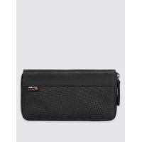 M&S Collection Cordura Double Travel Wallet with Cardsafe