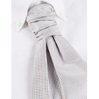 M&S Collection Pure Silk Waffle Cravat