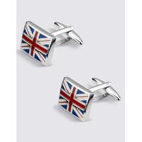 M&S Collection Union Jack Rectangular Cufflinks