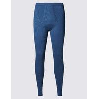 M&S Collection 2in Longer Cotton Rich Thermal Long Pants