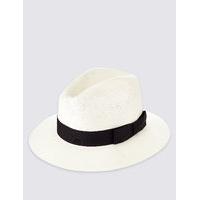 M&S Collection Handwoven Panama Hat