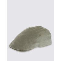 ms collection pure linen flat cap