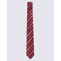 ms collection pure silk welsh striped tie