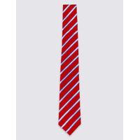 M&S Collection Pure Silk Striped Tie