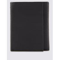 ms collection leather classic trifold id wallet