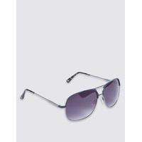 M&S Collection Square Aviator Sunglasses