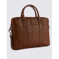 M&S Collection Pebble Grain Leather Briefcase