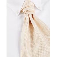 M&S Collection Pure Silk Waffle Cravat