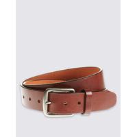 M&S Collection Saddle Edge Leather Belt