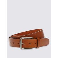 M&S Collection Saddle Edge Leather Belt